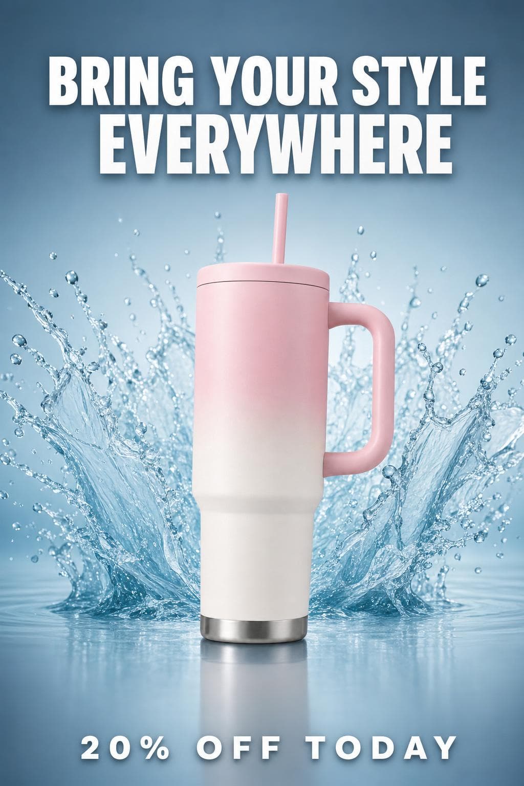 Hydrabottle static product ad